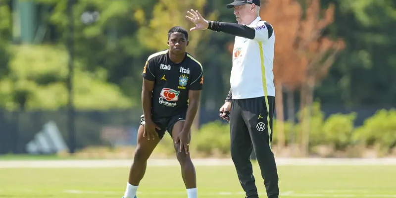 Treino da seleção brasileira nos Estados Unidos