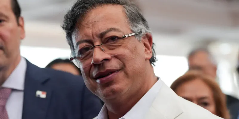 Presidente da Colômbia, Gustavo Petro, na Cidade do Panamá, Panamá, em 22 de junho de 2026. REUTERS/Enea Lebrun