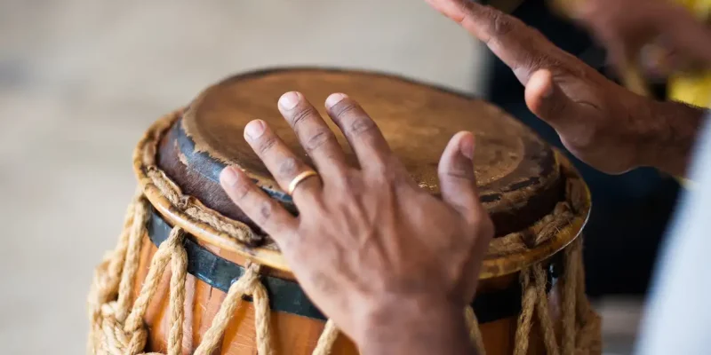 Tambor, religiões de matriz africana, umbanda, candomblé, Roda de capoeira na oitava edição do Festival Latinidades (Macello Casal Jr/Agência Brasil)