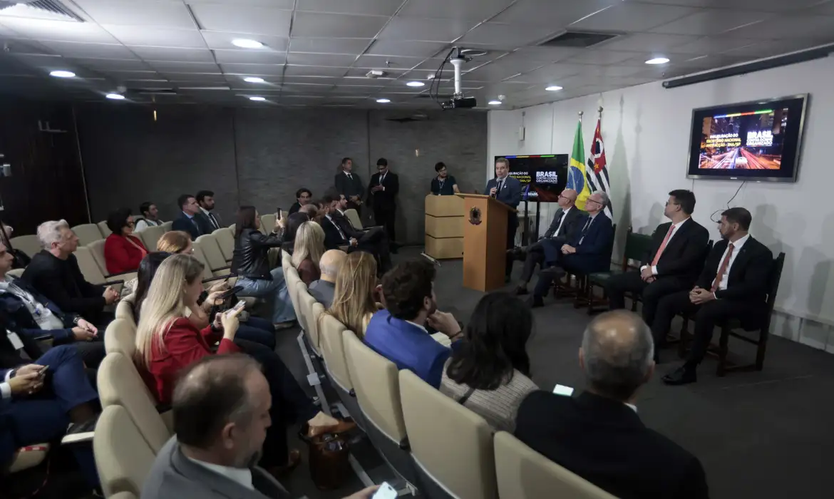 São Paulo (SP), 01/07/2026. - Ministro da Justiça ,Wellington César participa da inauguração do Escritório Nacional Antifacção - ENA/SP. Foto: Paulo Pinto/Agencia Brasil