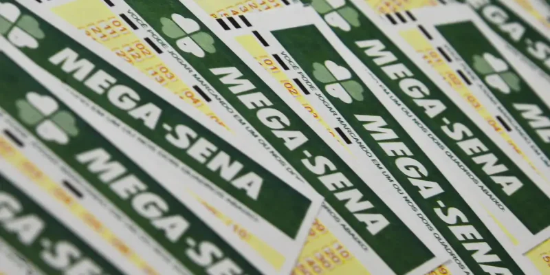 Bilhetes de aposta da mega-sena