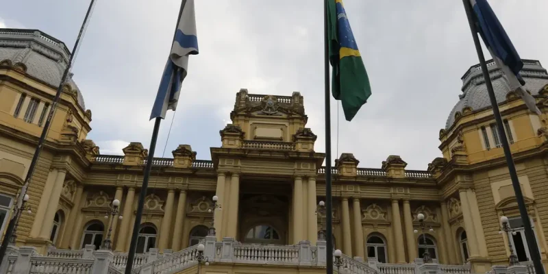 O Palácio Guanabara, em Laranjeiras, sede do Governo do Estado do Rio de Janeiro.