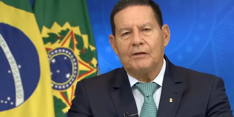 Pronunciamento do Presidente da República em exercício Hamilton Mourão