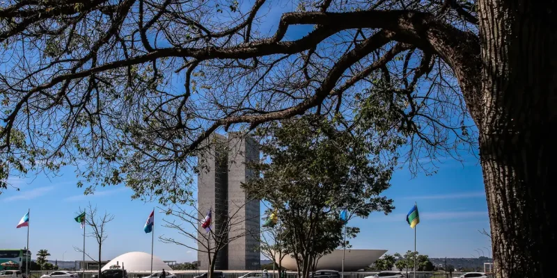 Brasília - 22.05.2023 - Foto da Fachada do Congresso Nacional, em Brasília. Foto: Antônio Cruz/ Agência Brasil