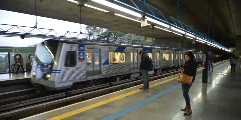Estação Sumaré da linha verde do metrô de São Paulo.