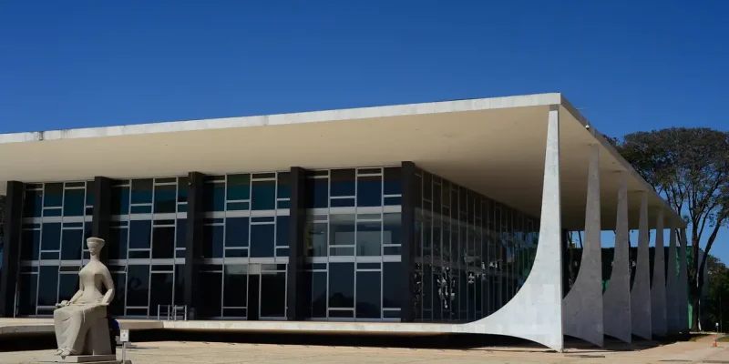 Fachada do edifício sede do Supremo Tribunal Federal - STF