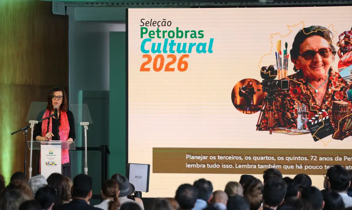 Rio de Janeiro (RJ), 01/07/2026 – A presidente da Petrobras, Magda Chambriard durante lançamento da Seleção Pública Petrobras Cultural 2026, no Rio de Janeiro. Foto: Tomaz Silva/Agência Brasil