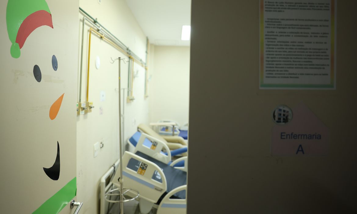 Rio de Janeiro (RJ), 30/10/2025 – Enfermaria da Maternidade Escola da UFRJ, em Laranjeiras, na zona sul do Rio de Janeiro. Foto: Tomaz Silva/Agência Brasil