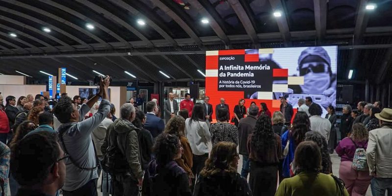 09/07/2026 - São Paulo - Centro Cultural São Paulo recebeu a abertura da exposição “A Infinita Memória da Pandemia: a história da Covid-19 por todos nós, brasileiros”. Foto: CCSPOFICIAL/ Instagram