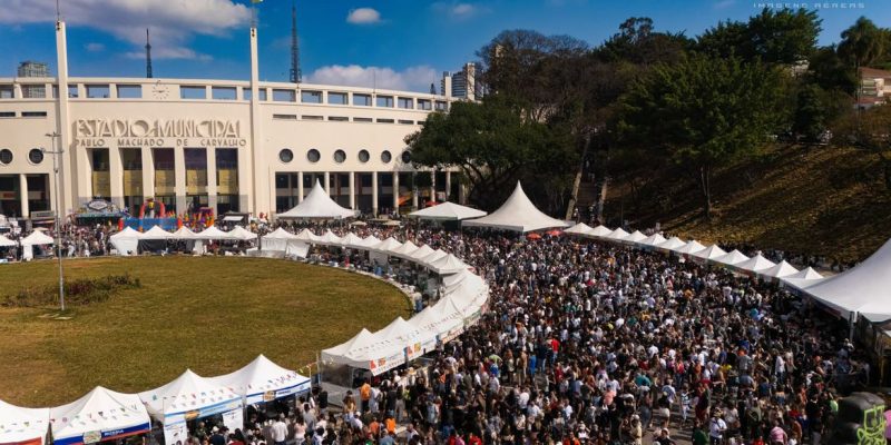 Festival de gastronomia em São Paulo, no estacionamento do estádio do Pacaembu . Foto: Divulgação/Cola em Sampa