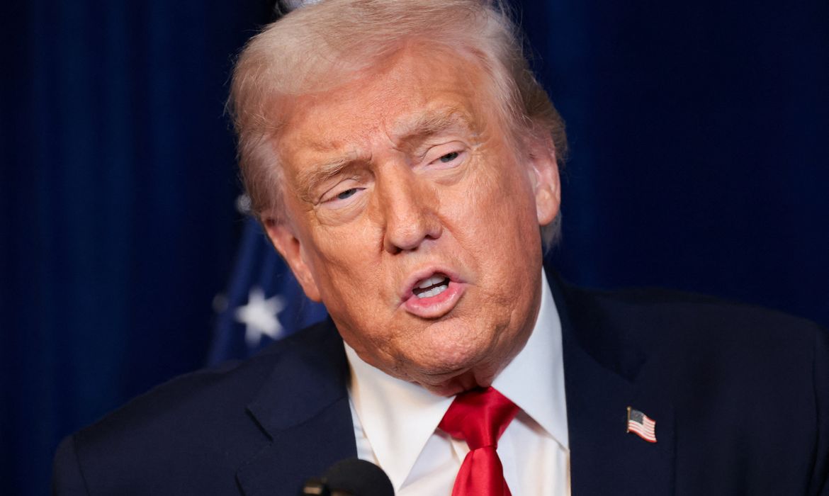 U.S. President Donald Trump speaks during a press conference with Israeli Prime Minister Benjamin Netanyahu (not pictured) after meeting at Trump’s Mar-a-Lago club in Palm Beach, Florida, U.S., December 29, 2025. REUTERS/Jonathan Ernst
