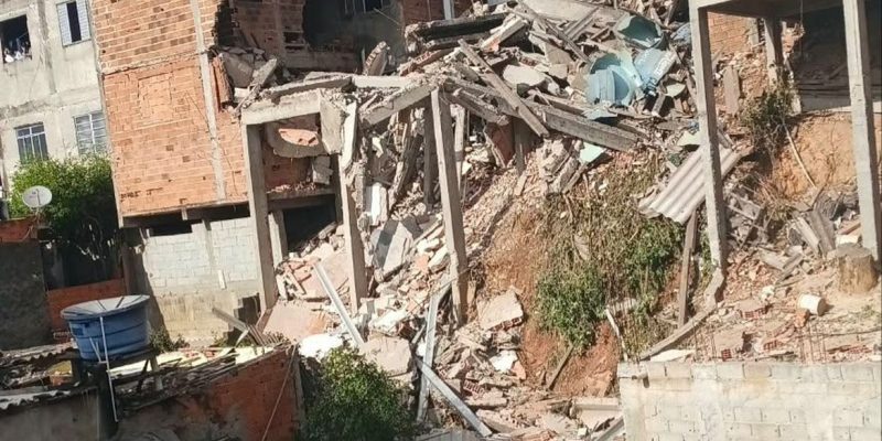 São Paulo, 24/08/2026 - Casa que foi destruída pela explosão de um botijão de gás em SP. Foto: Defesa Civil/Divulgação