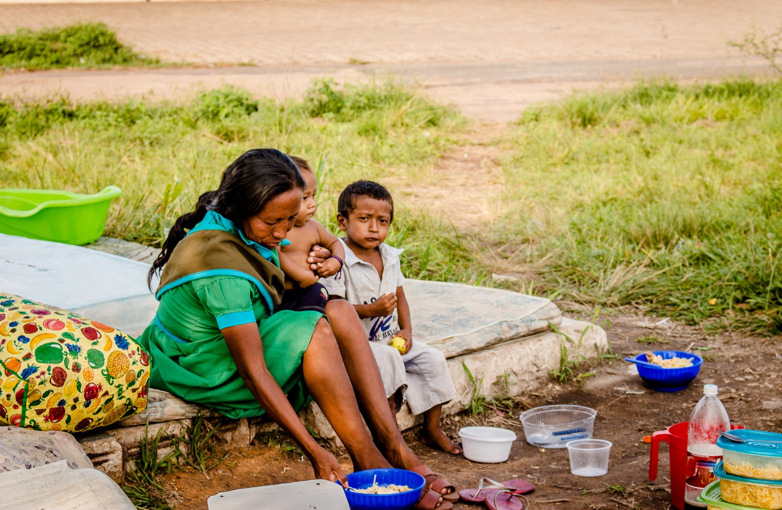 familia indigena warao