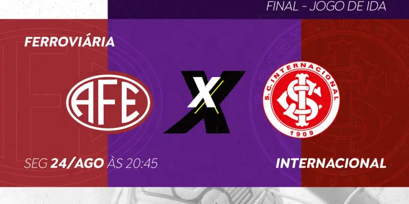 Brasília (DF), 20/07/2026 - TV Brasil exibe nesta segunda (24) jogo de ida da final do Brasileirão Feminino Sub-17 entre Ferroviária e Internacional. Arte/Agência Brasil