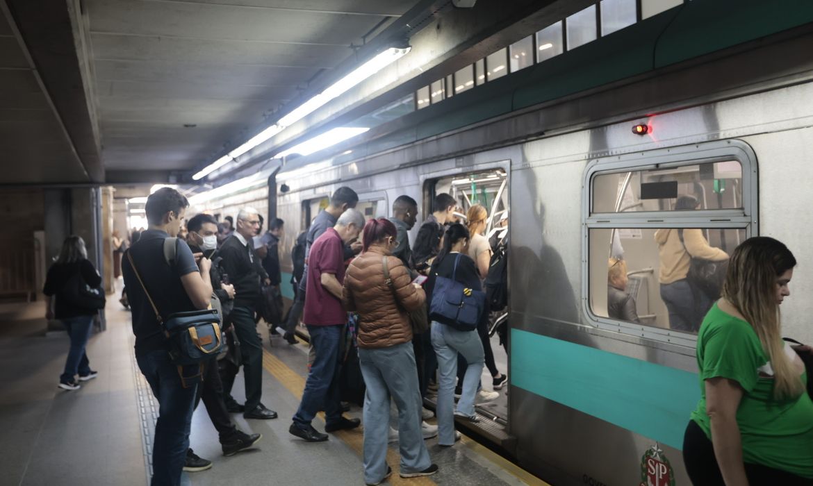 São Paulo (SP)-045/08/2026 . Movimento na Estação Barra Funda, no segundo dia da greve dos trens.
Foto: Paulo Pinto/Agencia Brasil