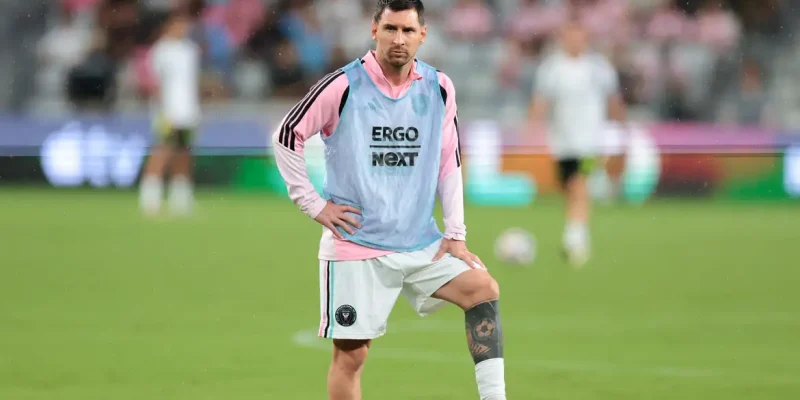 Lionel Messi antes da partida entre Inter Miami e Columbus Crew pela MLS
1º de agosto de 2026 Sam Navarro-Imagn Images