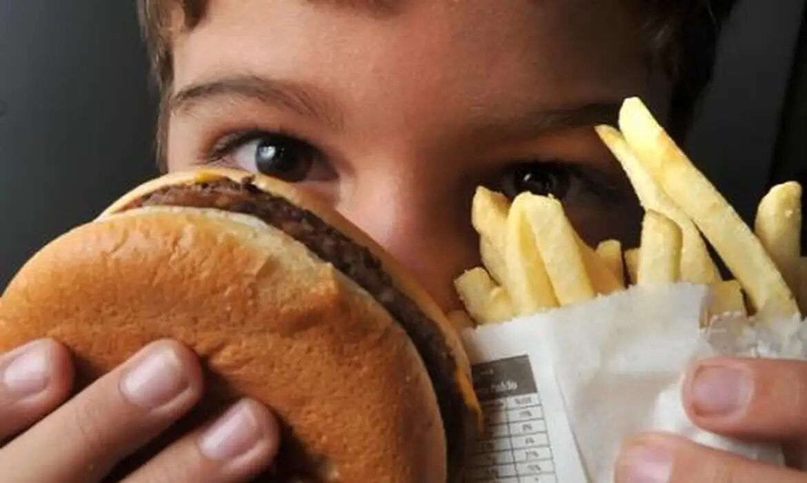 Uma das principais causas do aumento do colesterol em crianças e adolescentes é uma alimentação rica em gorduras. Foto: Marcello Casal Jr/Agência Brasil.