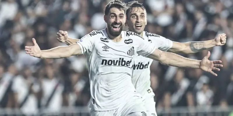 Santos vence o Vasco da Gama em São Januário, no Rio de Janeiro