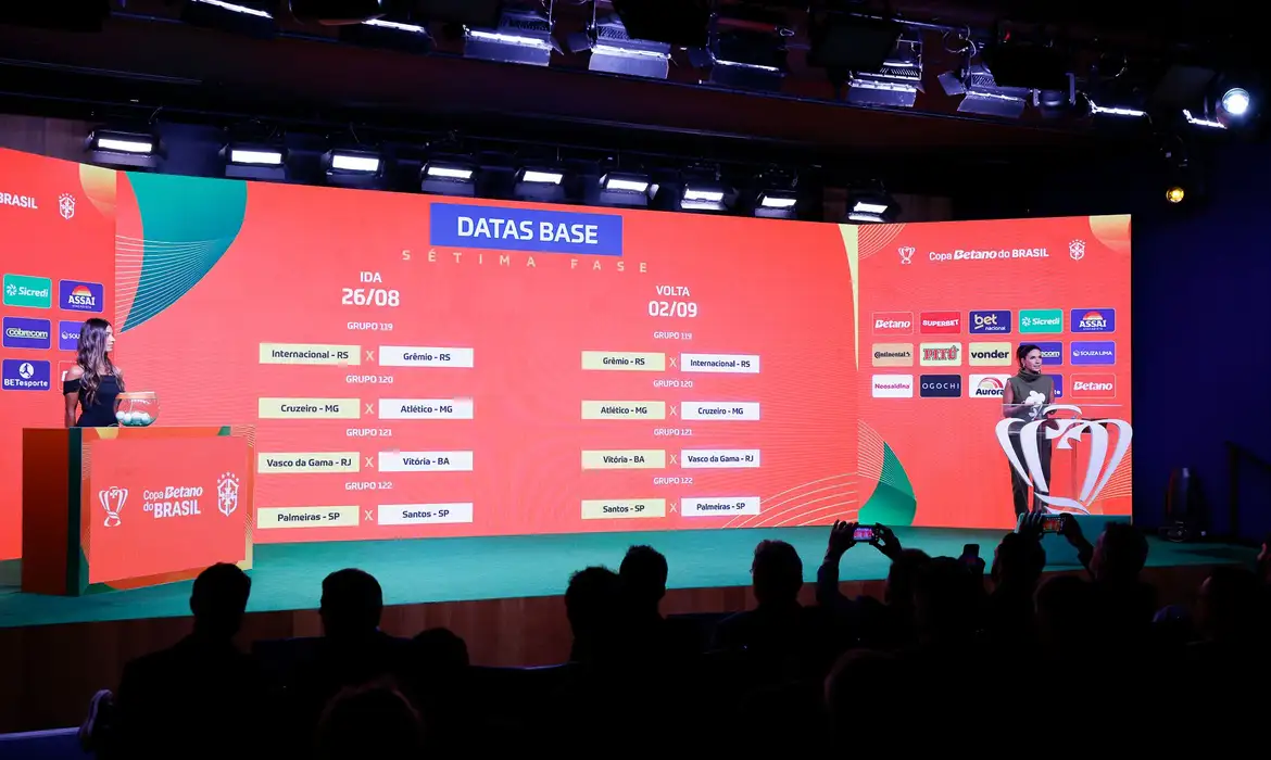 copa do brasil, sorteio, quartas de final, em 11/08/2026