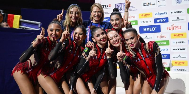 Brasil faz história e leva dois ouros no Mundial de ginástica rítmica. Foto: : MeloGym/CBG