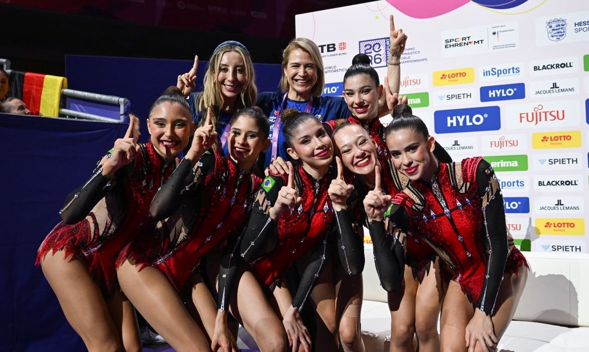 Brasil faz história e leva dois ouros no Mundial de ginástica rítmica. Foto: : MeloGym/CBG