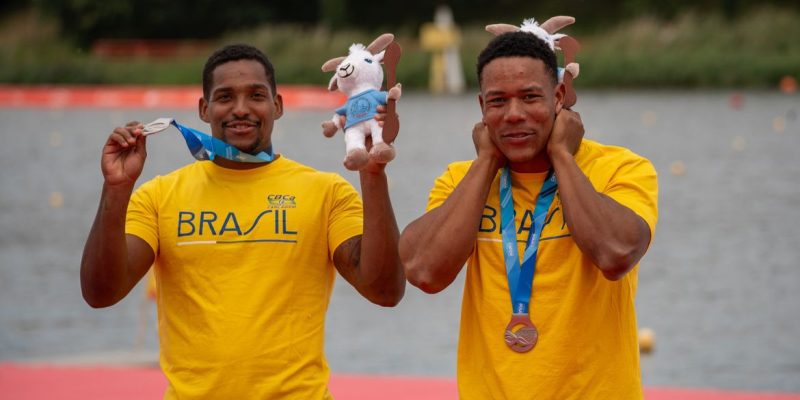 Poznań. 30/08/2026 - Jacky Godmann e Gabriel Nascimento são prata no Mundial de Canoagem Velocidade. Foto: Fábio Canhete/CBCa